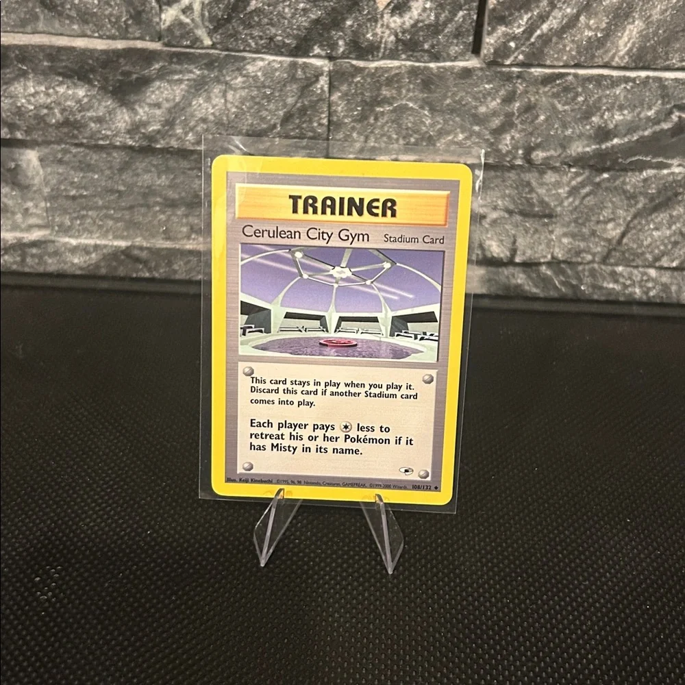 Pokemon Cerulean City Gym 108/132 Vintage from Gym Heroes‎ Unlimited (2000) M/NM